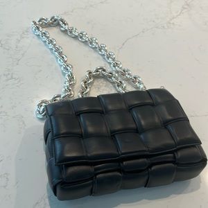 Bottega Venetta padded cassette chain bag